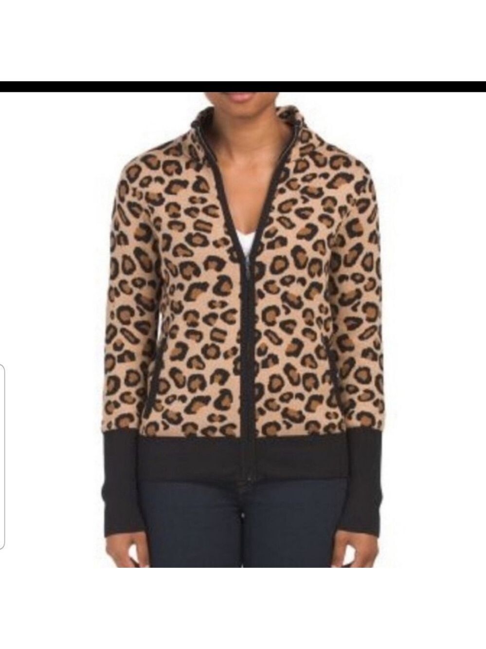 Rachel Zoe Zip Up Sweater